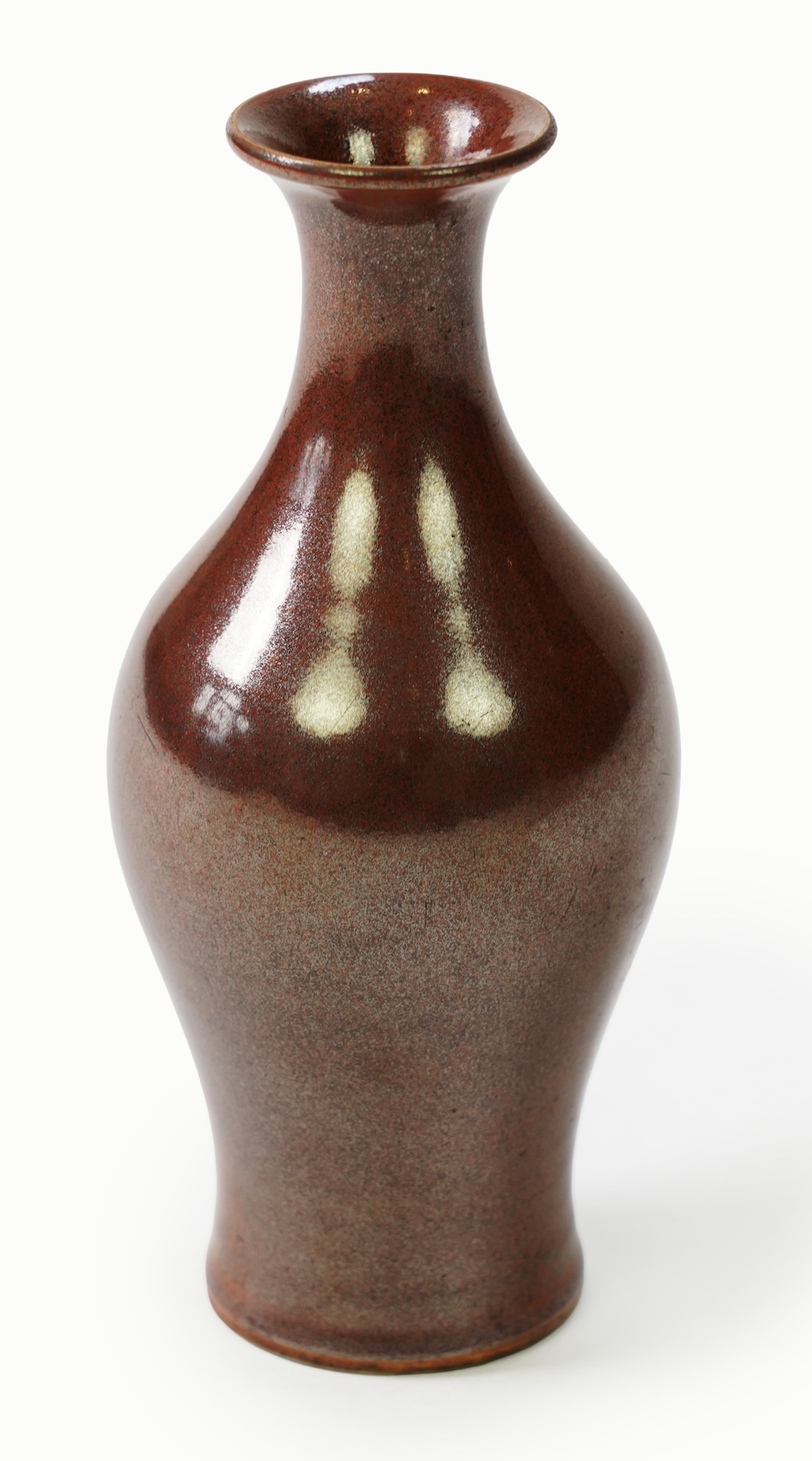A Chinese metallic brown glazed vase, probably Qing dynasty